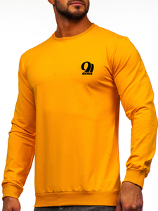 เสื้อสเวตเชิ้ตแขนยาวคอกลมลำลองสำหรับผู้ชาย ผ้าฝ้ายฟลีซ ปักโลโก้ พิมพ์ลาย สำหรับฤดูใบไม้ร่วง - Product Image 3