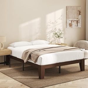 Lit king size en bois massif, fait main, de luxe, avec pied de lit, meubles de chambre à coucher en bois, sculpté à la main, qualité supérieure - Product Image 2