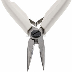 Lindstrom 7891 Snipe <b>Nose</b> <b>Pliers</b> High Quality Lightweight Textured Jaws Stainless Steel Build Ergonomic Plastic Grip for Jewelry - Product Image 6
