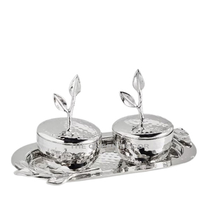 New Elegant Aluminum Metal Fruits Shape Shinny Polished Hammered Texture Decorative Bowl for Home Hotel Restaurants - Product Image 4