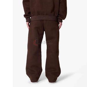 กางเกงวอร์มฤดูหนาวทรงปกติสำหรับทุกเพศ ผลิตจากผ้าฝ้าย 100% |   กางเกงจ็อกเกอร์ทรงตรงติดกระดุม |   กางเกงลำลองระบายอากาศได้ดี |   OEM - Product Image 1