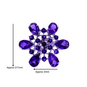Bijoux en argent sterling 925 plaqué argent pour mariage, pierres précieuses améthystes, bagues classiques à la mode pour femmes - Product Image 1