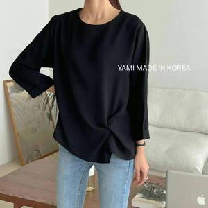 Camicetta da Donna Made in Korea con Dettaglio Intrecciato e Maniche a Tre Quarti, 100% Poliestere - Product Image 4