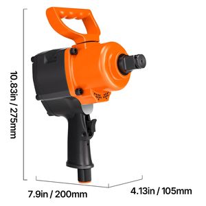 Avvitatore Pneumatico Leggero da 1 Pollice con Coppia di Sgancio di 1200 ft Lbs, 16,4 Lbs, Doppia Impugnatura per Montaggio - Product Image 5