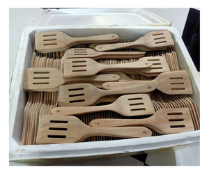 Handmade Wooden Spoon Collection Rustic Style Custom Logo Engraving Available - Product Image 1