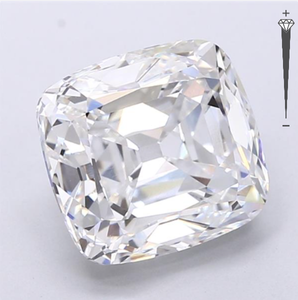 Diamante Cultivado en Laboratorio con Certificación IGI, 7.56 CT, Corte Cuadrado, Color D, Claridad VVS2, CVD LG 792671366, ROYAL GEMS para Joyería - Product Image 3