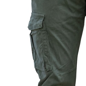 Pantalon cargo pour homme en toile, taille élastique, plusieurs poches, style décontracté, été, respirant, anti-plis, séchage rapide, écologique - Product Image 6