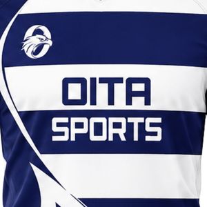 Ensemble de rugby bleu roi et blanc pour hommes, maillot et short, tenue d'équipe athlétique professionnelle, uniforme de sport léger et respirant - Product Image 4