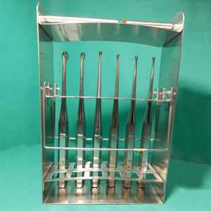 ชุดเครื่องมือขูดกระดูกบรุนโบน คิวเร็ต แบบช้อนกลมคม 17 ซม. ด้ามเหล็ก แกนตรง ถ้วยรูปไข่ เครื่องมือกระดูกสำหรับศัลยกรรมกระดูก โดย Grip Surgical - Product Image 6