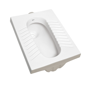Mejor Oferta en Sanitarios de Alta Calidad, Inodoro de Cerámica Blanca Estilo Indio para Baño - Product Image 1