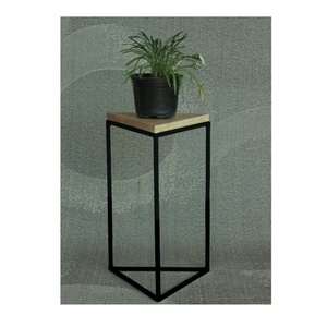 Soporte rústico de madera para plantas, de interior y exterior, de varios niveles, para balcones, jardines, casas de campo y decoración del hogar. - Product Image 5