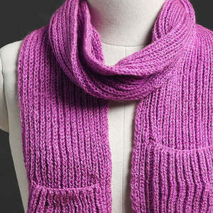 Vintage Look Unisex Knitted Scarf - Classic Retro Winter <b>Wrap</b> - Custom Logo Soft Crochet Warm <b>Neck</b> Wear - Product Image 2