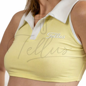 Top Corto de Moda para Mujer, Súper Corto, de Manga Corta, en Tela de Algodón, Camiseta Sexy - Product Image 6