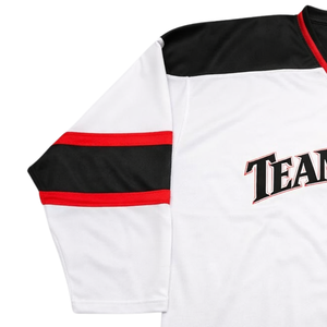 Custom Lightning Sublimation Ice Hockey Jersey Pro Teamname Uniform Breathable Athletic Hockey Shirt Mens Game <b>Elite</b> Performance - Product Image 4