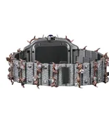 Montre personnalisée pour homme, sertie de moissanite, diamants ronds, or blanc, cadran romain, luxe, hip-hop, montre personnalisée