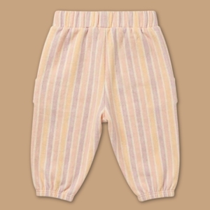 <b>Cot</b> & Candy Printed Organic Short Sleeve Henley T-Shirt with Jogger <b>Set</b> Fruity Fun Baby Clothing - Product Image 5