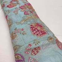Tissu imprimé personnalisé avec broderie, sequins, dentelle, maille, organza pour vêtements africains Abaya Kaftan – Marchés des acheteurs