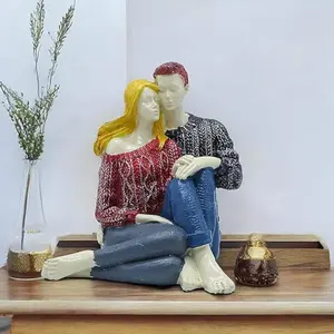 Estatua decorativa para el hogar de pareja, regalo de aniversario para pareja, figurita, estatua de regalo de boda, decoración para el Día de San Valentín, regalo de inauguración de casa - Product Image 1