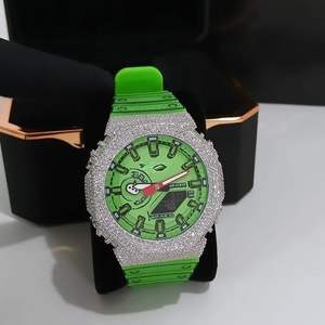 Buss Down Pass Probador de Diamantes GA2100 Bisel de Reloj de Moissanita Personalizado con Incrustaciones de Moissanita, Bisel Accesorio para Piezas de Reloj - Product Image 1