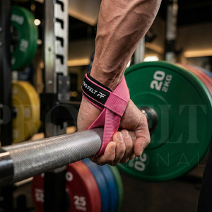 Sangles de musculation rembourrées confortables pour soulevé de terre et powerlifting, personnalisables en couleur et taille, avec support de poignet en coton - Product Image 3