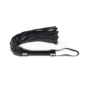 Durable Leather Flogger With Multi Tail Construction And Comfortable Grip Handle Ideal For Long Term Use And <b>Storage</b> - Product Image 3