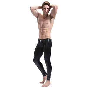 กางเกงหนังผู้ชายคุณภาพพรีเมียมแบบขายส่งปี 2026 ปรับแต่งได้ น้ำหนักเบา ดีไซน์เอวสูง สวมใส่สบายๆ - Product Image 4