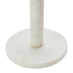 Solid Marble Paper Towel Dispenser Elegant Standing Tissue Rack with <b>Brushed</b> Gold Accent for Home and Hotels - Product Image 2