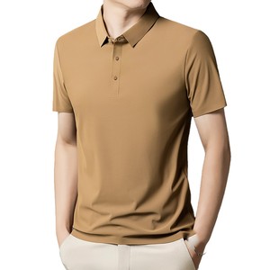 Polo de Algodón Premium para Hombre, Manga Corta, Estilo Casual para Golf, Transpirable, Color Sólido, Estilo Ejecutivo, Aspecto Elegante, ODM OEM - Product Image 1