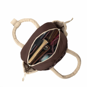 Mochila Lady Puffy de Material Tipo Paracaídas con Cierre de Cremallera, Correa Ajustable y Diseño de Bolsillos Funcionales para Uso Diario - Product Image 6