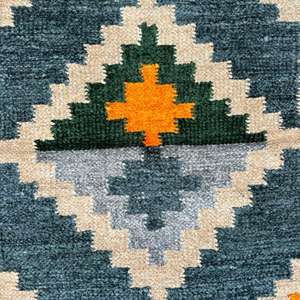 Polyvalent 2x3 Pieds Coton Dhurrie Tapis Ensemble Moderne Réversible Résistant Aux Taches pour Usage Commercial - Product Image 6