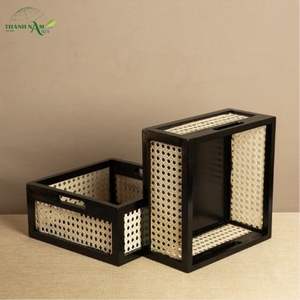 Bambú Prensado Lacado Hecho a Mano Ecológico, Tejido de Ratán, Duradero, Impermeable, Ligero, Apto para Alimentos, Personalizado, Reciclable - Product Image 1