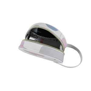 กระเป๋าเครื่องสำอางแบบถือสำหรับผู้หญิง รุ่นวินเทจสุดหรู หนัง PU กันน้ำ ป้องกันการโจรกรรม ซิปปิด รุ่น Blush Pack-ขายส่ง - Product Image 4