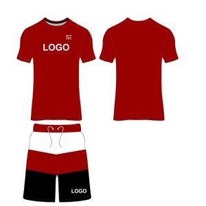Conjunto de camisetas y pantalones cortos de dos piezas de verano de alta calidad 2025 para hombre, camiseta recortada de manga corta de algodón liso personalizada para hombre - Product Image 1