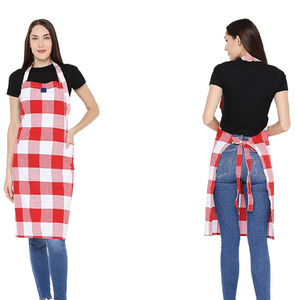 Delantal de Cocina de Algodón Personalizado al Por Mayor con Bolsillos, Delantales para Cocinar y Hornear para el Hogar y Restaurantes, Precio al Por Mayor, Mejores Materiales - Product Image 2