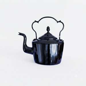 Traditional Look MetalTea Kettle With Lid Metal Handle Round Design For Tea Serving Handmade <b>Teapot</b> On Sale - Product Image 2
