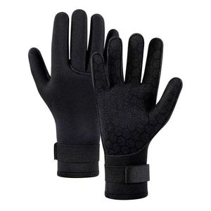 Gants de plongée en néoprène de 3 mm, paume texturée antidérapante, gants chauds pour sports nautiques, plongée sous-marine, snorkeling, pêche - Product Image 1