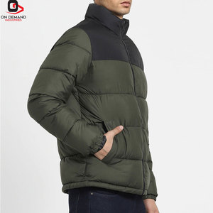 Lightweight Windproof Outdoor Men Puffer Jackets For Winter Warmth Breathable Quilted Padded <b>Bubble</b> <b>Top</b> - Product Image 2