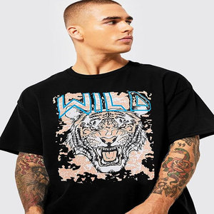 100% Cotton <b>Plain</b> <b>Oversized</b> <b>T</b>-<b>shirt</b> Heavy Weight Custom Foam 3d Logo Men Puff Print <b>T</b>-<b>Shirt</b> Men <b>T</b>-<b>Shirt</b> - Product Image 1
