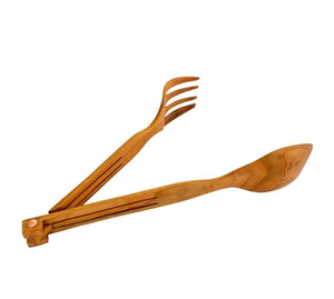 Pinzas para Cubitos de Hielo de Madera Ecológicas, Pinzas para Alimentos de Madera de la Mejor Calidad - Utensilios de Cocina Ecológicos - Product Image 2