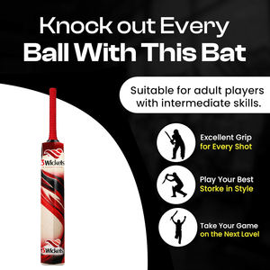 Batte de cricket pour jeunes – Bois léger, prise en main solide, conception durable, idéale pour les sports scolaires et les séances d'entraînement - Product Image 4