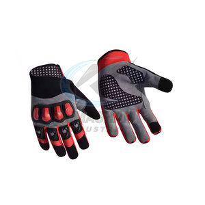 Gants de moto en cuir pour hommes, très demandés, meilleur prix, doigts entiers, respirants, séchage rapide, antidérapants, pour usage extérieur - Product Image 2