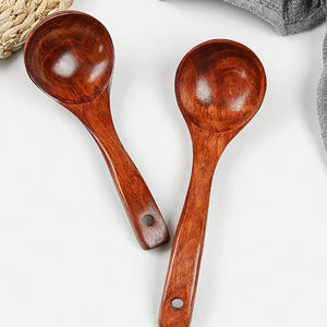Cucharas de Sopa de Latón para Bodas, Utensilios de Cocina Antiadherentes, Cucharas de Cocina Hechas a Mano, Juegos de Vajilla, Herramienta de Cocina, Estilo Art Deco Industrial - Product Image 1
