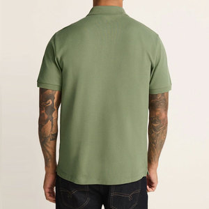 Camisa de Hombre de Alta Calidad OEM, Talla Grande, Lona Sólida de Algodón, Estilo Casual, Diseño de Verano, Holgada, Transpirable, de Manga Corta - Product Image 5