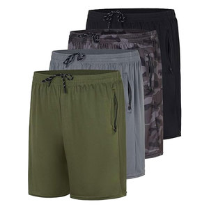 กางเกงขาสั้นกีฬาแบบมีซิปขนาด 7 นิ้ว น้ำหนักเบา ระบายอากาศได้ดี เหมาะสำหรับออกกำลังกาย วิ่ง เล่นบาสเก็ตบอล ซับเหงื่อเร็ว แห้งไว ชุดกีฬา - Product Image 1