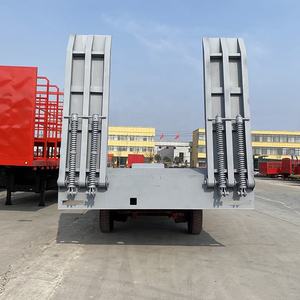 Semi-remorque surbaissée neuve/occasion 20 pieds 40 pieds, remorque plateau porte-conteneurs 20 pieds 40 pieds, remorque benne neuve, tracteur routier - Product Image 4
