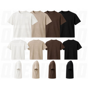 เสื้อยืดคอกลมแขนสั้นผู้ชาย แพ็คหลายตัว สไตล์ลำลองแนวสตรีทมินิมอล ทรงปกติ ใส่ได้ทุกวัน ฤดูร้อน - Product Image 5