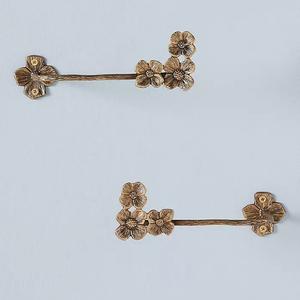 <b>Curtain</b> tieback Vintage <b>curtain</b> tieback metal tieback luxury drapery tieback window <b>curtain</b> holder Home Hotel Brass Aluminum - Product Image 2