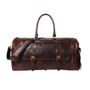 Bolsa de Viaje de Cuero Genuino para Exteriores, Bolsa de Negocios, Bolsa de Lona para Hombre con Forro de Poliéster, de Lujo, al por Mayor - Product Image 4