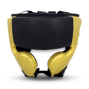 PU Leather & EVA Boxing Head Guard-Customizable 12oz Size Protective Comfortable Durable for Muay Thai MMA Martial Arts Training - Product Image 1