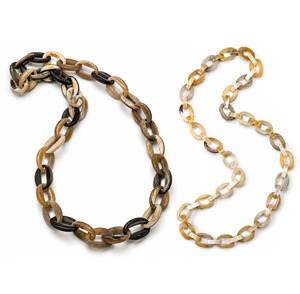Collares de cadena de cuerno, joyería natural hecha a mano para mujer, venta al por mayor a precio de fábrica. - Product Image 5